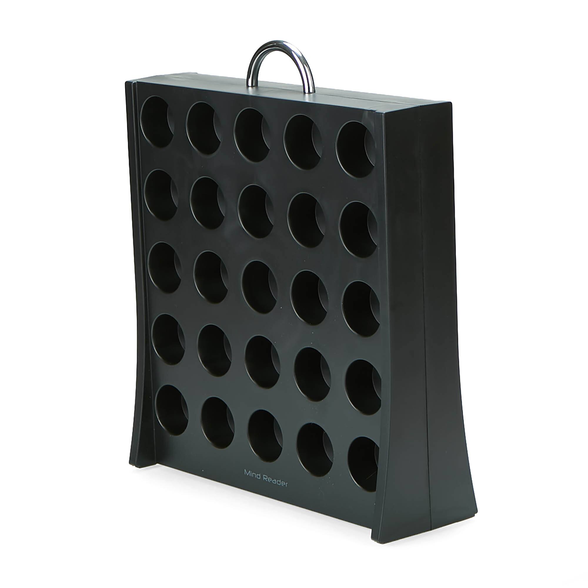 Mind Reader Black 50 Capacity Single Serve Coffee Pod Holder Storage Organizer